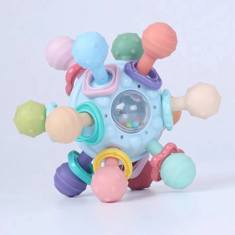 đŠ· Hochet Sensoriel Montessori BĂ©bĂ© â Anneau de Dentition & Jouet dâĂveil 0 - 12 Mois - jouetsbebe.com