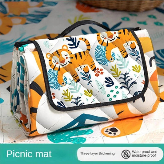 🌿 Tapis de Pique - Nique Imperméable & Tapis de Jeu pour Bébé – Grand Format 150x200cm 🌞 - jouetsbebe.com