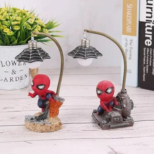 🕷️ Veilleuse Spider - Man Marvel – Lampe de Nuit Figurine 14cm 💡 - jouetsbebe.com