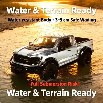 4x4 F-150 Raptor Radiocommandé – Tout-Terrain 4WD avec Éclairage LED - jouetsbebe.com