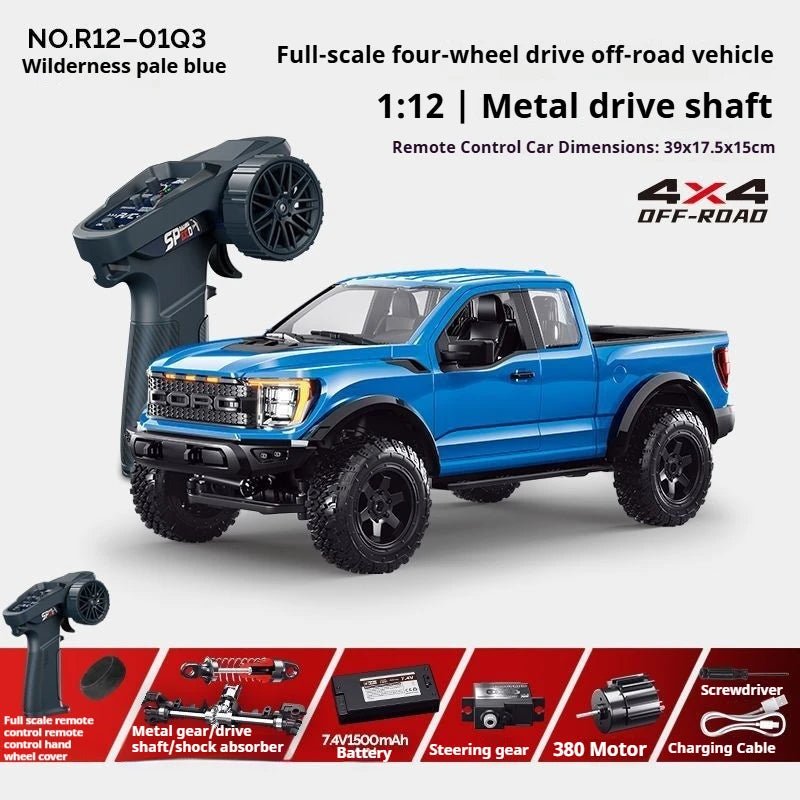 4x4 F-150 Raptor Radiocommandé – Tout-Terrain 4WD avec Éclairage LED - jouetsbebe.com