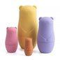 Poupées Gigognes Montessori en Silicone – Jeu d’Empilage Éducatif