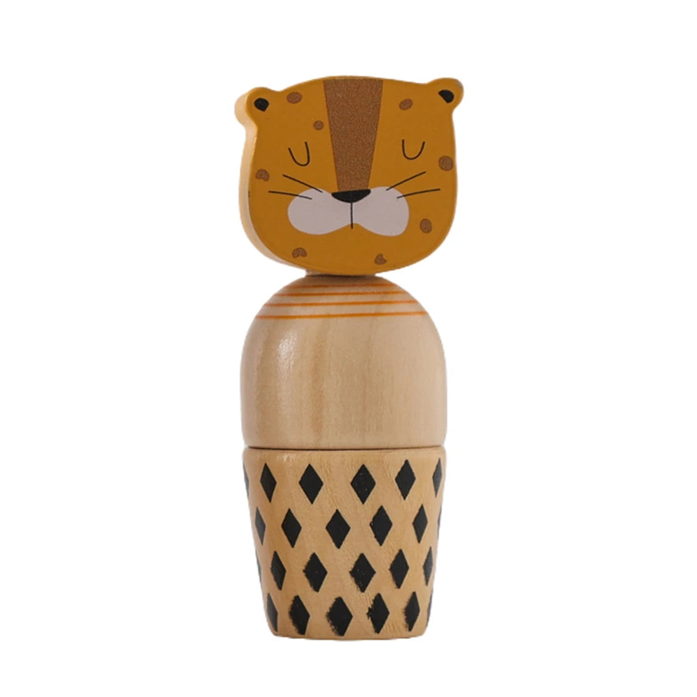 Hochet Dentition Bébé en Bois & Silicone | Éveil