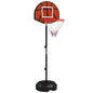 SPORTNOW 2 1 ball basket with adjustable height cm and cm and magnetic darts game