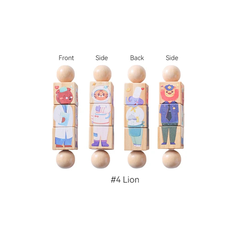 Hochet Dentition Bébé en Bois & Silicone | Éveil