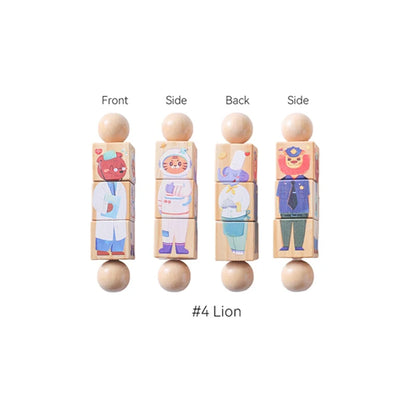Hochet Dentition Bébé en Bois & Silicone | Éveil