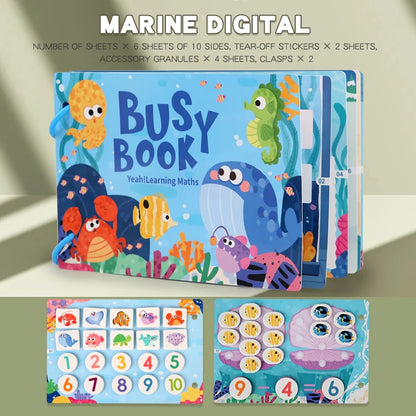 Livre d’Activités Réutilisable Enfant – Cahier Éducatif Animaux et Véhicules