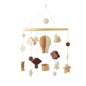 Baby Wooden Crib Mobile Bed Bell Hanging Rattle Toy Newborn Music Box Bed Bell Hanging Toys Holder Bracket Infant Crib Baby Gift