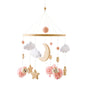 Baby Wooden Crib Mobile Bed Bell Hanging Rattle Toy Newborn Music Box Bed Bell Hanging Toys Holder Bracket Infant Crib Baby Gift