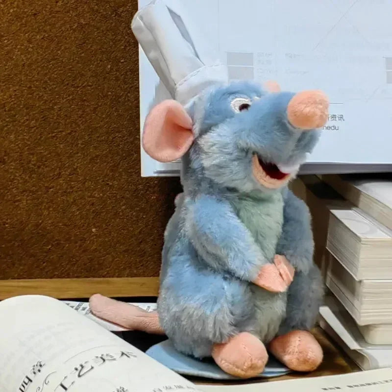 Peluche Rat Cuisinier Magnétique 16 cm – Peluche Décorative Originale