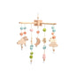 Baby Wooden Crib Mobile Bed Bell Hanging Rattle Toy Newborn Music Box Bed Bell Hanging Toys Holder Bracket Infant Crib Baby Gift