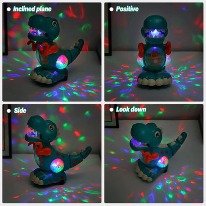 Dinosaure Interactif – Lumières LED, Musique et Détection d’Obstacles