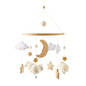 Baby Wooden Crib Mobile Bed Bell Hanging Rattle Toy Newborn Music Box Bed Bell Hanging Toys Holder Bracket Infant Crib Baby Gift