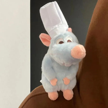 Peluche Rat Cuisinier Magnétique 16 cm – Peluche Décorative Originale