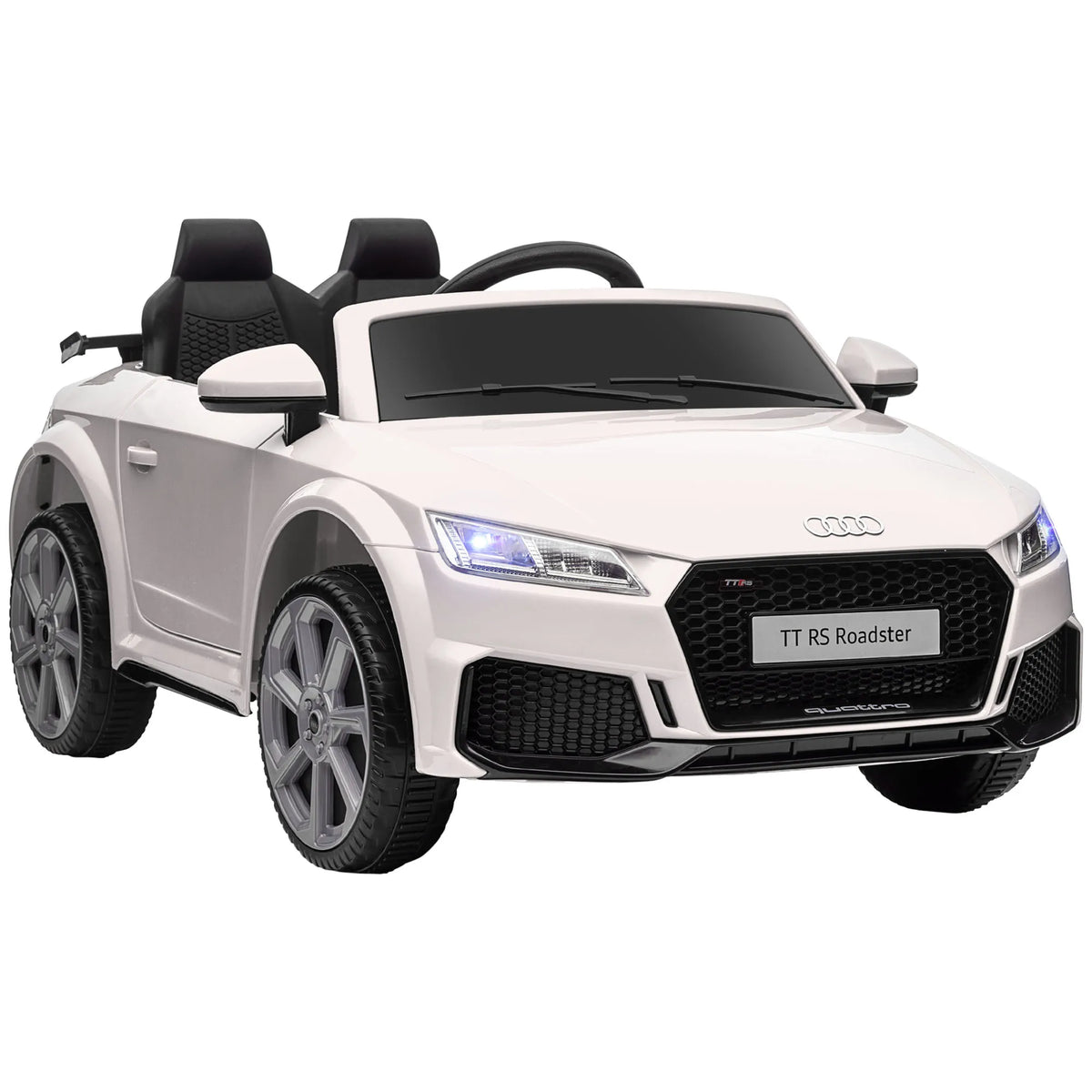 Homcom Electric Car for Children 3+ Years Old Audi Tt Electric Children's Car 12V with Speed 3 Km/H Remote Control 102X60X44 cm