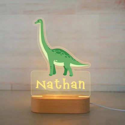 Luz nocturna de animales personalizable 7 colores a elegir 