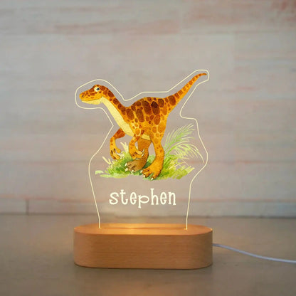 Customizable animal night light 7 colors to choose from 