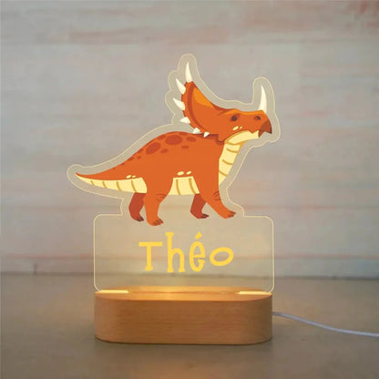 Customizable animal night light 7 colors to choose from 