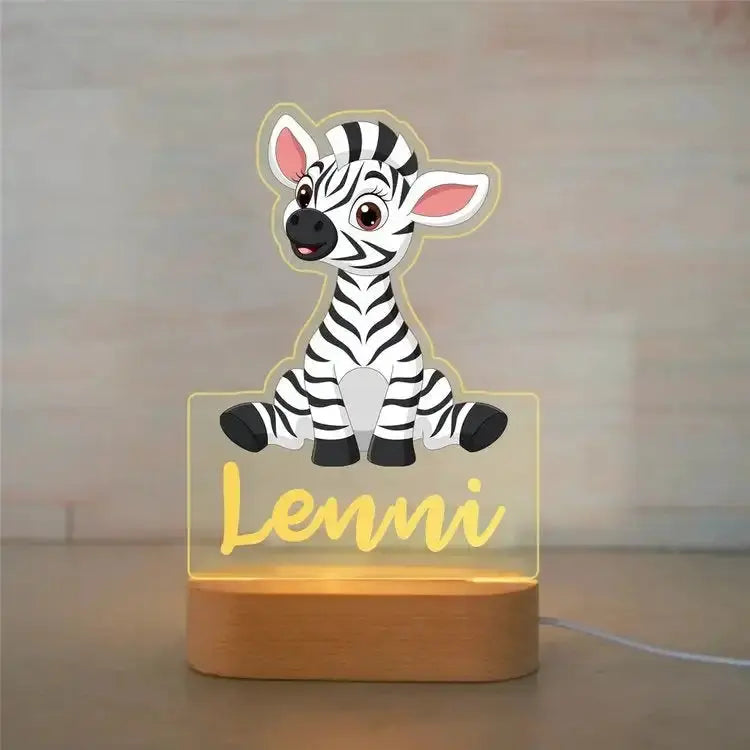 Customizable animal night light 7 colors to choose from 