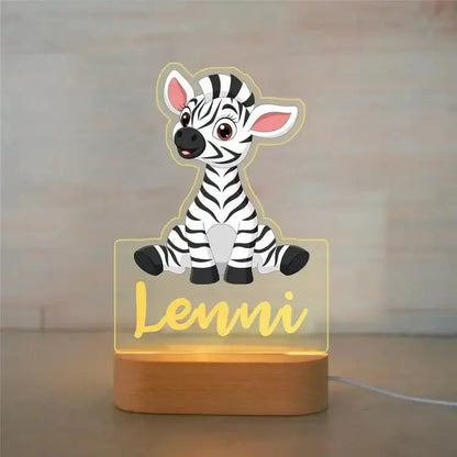 Luz nocturna de animales personalizable 7 colores a elegir 