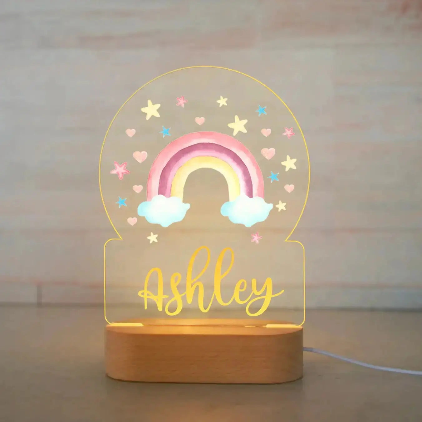 Luz nocturna de animales personalizable 7 colores a elegir 