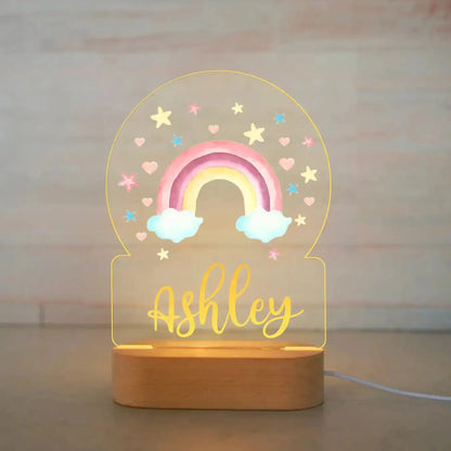 Luz nocturna de animales personalizable 7 colores a elegir 