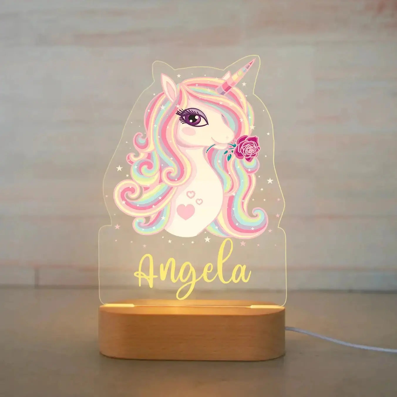 Customizable animal night light 7 colors to choose from 