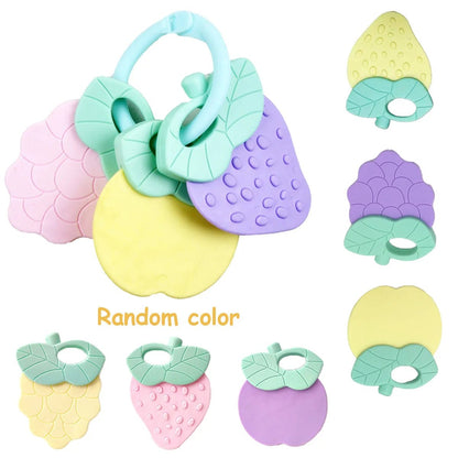 Anneau de Dentition Bébé en Silicone – Hochet Sensoriel - jouetsbebe.com