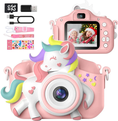📸 Appareil Photo Enfant HD 20MP – Selfie & Vidéo 1080P avec Carte 32GB 🎁 - jouetsbebe.com