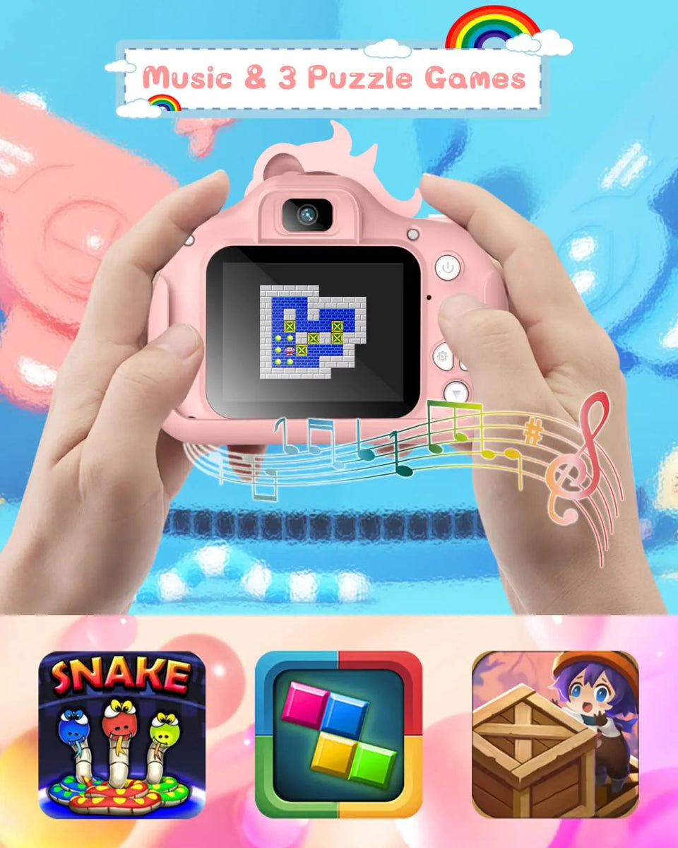 📸 Appareil Photo Enfant HD 20MP – Selfie & Vidéo 1080P avec Carte 32GB 🎁 - jouetsbebe.com