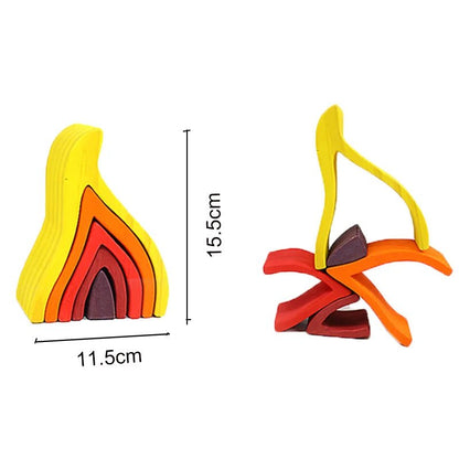 Arc - en - Ciel en Bois Montessori – Blocs & Boules Éducatives - jouetsbebe.com