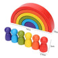 Arc - en - Ciel en Bois Montessori – Blocs & Boules Éducatives - jouetsbebe.com
