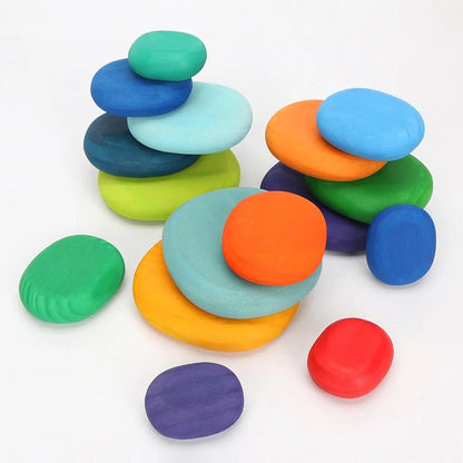 Arc - en - Ciel en Bois Montessori – Blocs & Boules Éducatives - jouetsbebe.com