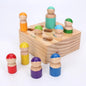 Arc - en - Ciel en Bois Montessori – Blocs & Boules Éducatives - jouetsbebe.com