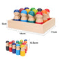 Arc - en - Ciel en Bois Montessori – Blocs & Boules Éducatives - jouetsbebe.com