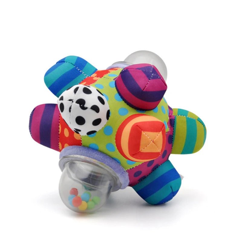 Baby Toys 0 12 Months Rotating Rattle Ball Grasping Activity Baby Development Toy Silicone Teether Baby Sensory Toys for Babies - Le Bon Plan