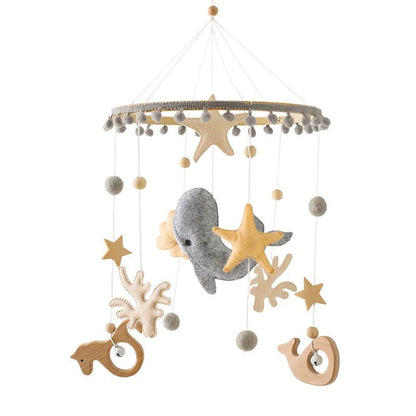 Baby Wooden Crib Mobile Bed Bell Hanging Rattle Toy Newborn Music Box Bed Bell Hanging Toys Holder Bracket Infant Crib Baby Gift - jouetsbebe.com
