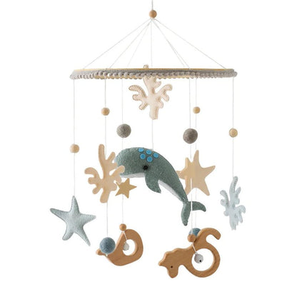 Baby Wooden Crib Mobile Bed Bell Hanging Rattle Toy Newborn Music Box Bed Bell Hanging Toys Holder Bracket Infant Crib Baby Gift - jouetsbebe.com