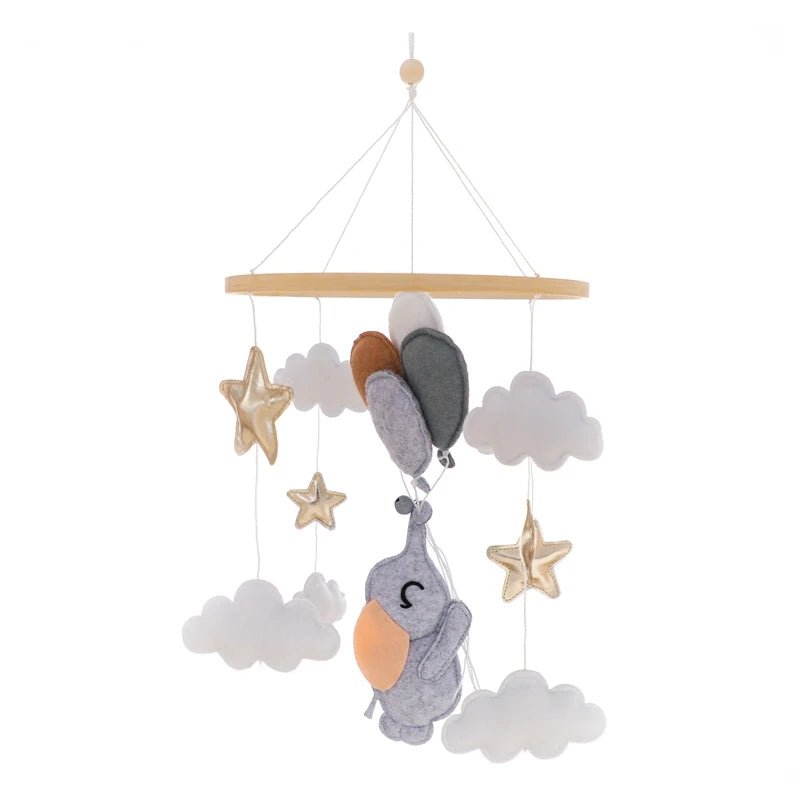 Baby Wooden Crib Mobile Bed Bell Hanging Rattle Toy Newborn Music Box Bed Bell Hanging Toys Holder Bracket Infant Crib Baby Gift - jouetsbebe.com