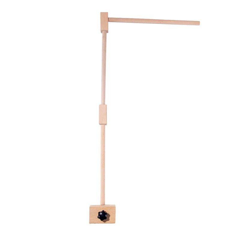Baby Wooden Crib Mobile Bed Bell Hanging Rattle Toy Newborn Music Box Bed Bell Hanging Toys Holder Bracket Infant Crib Baby Gift - jouetsbebe.com