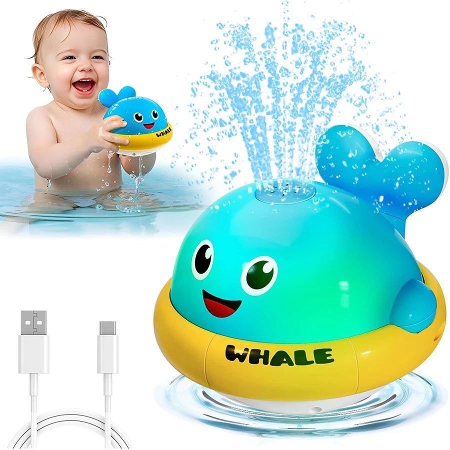 🐳 Baleine Lumineuse et Fontaine Interactive pour Enfants 3 - 12 Ans - jouetsbebe.com
