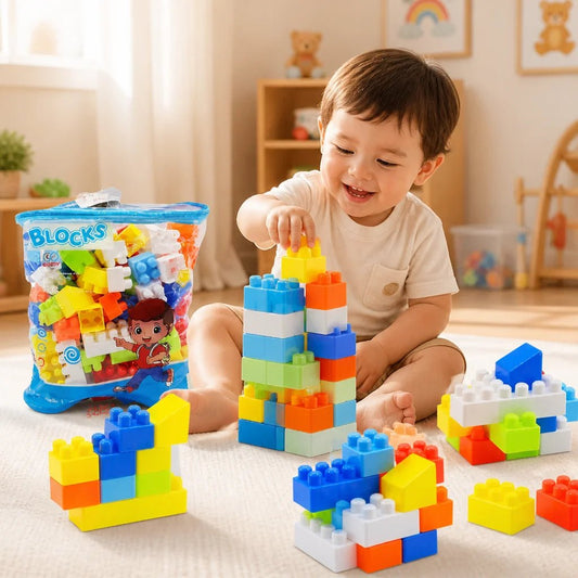Blocs de Construction 120 Pièces pour Enfant – Grandes Briques - jouetsbebe.com