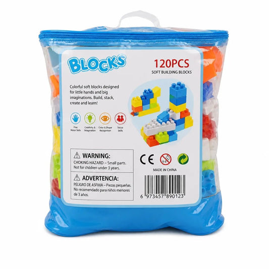 Blocs de Construction 120 Pièces pour Enfant – Grandes Briques - jouetsbebe.com