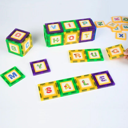 Blocs de Construction Magnétiques – Jeu Éducatif inspiration Montessori - jouetsbebe.com