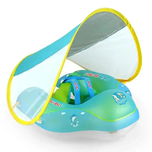 Bouée Gonflable avec Auvent : Protégez Bébé des Rayons UV en Toute Sécurité - Le Bon Plan