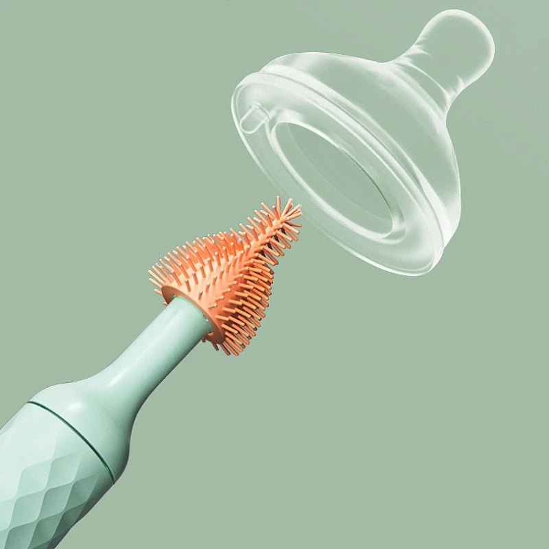 Brosse à Biberon en Silicone Électrique : L'Allié Parfait pour des Biberons Impeccablement Propres - Le Bon Plan