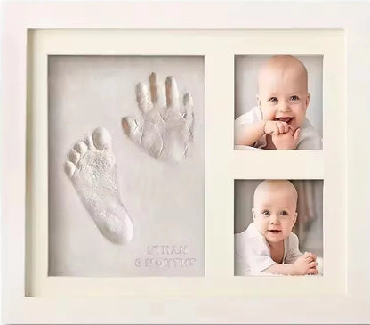 👣 Cadre Empreintes Bébé Mains & Pieds – Souvenir Naissance Éternel - jouetsbebe.com