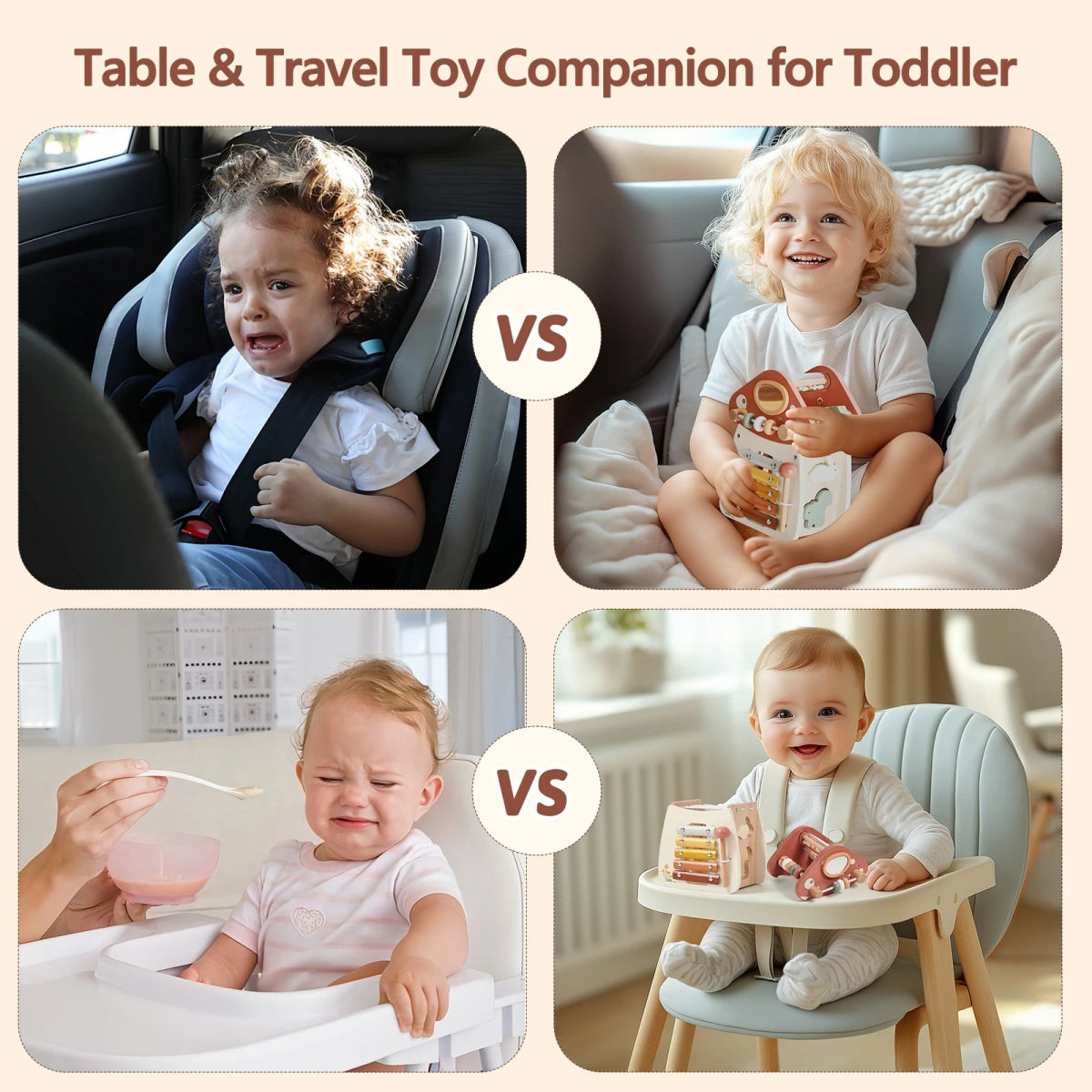 Château Champignon Magique en Bois – Jouet Montessori 5 - en - 1 pour Éveiller Créativité et Motricité - jouetsbebe.com