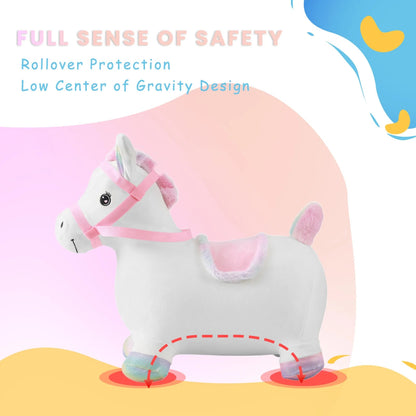 🐴 Cheval à Bascule Gonflable pour Enfant 2 à 5 Ans 🎠 - jouetsbebe.com