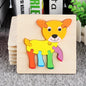 Children Boys And Girls Cartoon Three-Dimensional Wooden Puzzle Animal Traffic Geometry Shape Matching Puzzle Toy P80 - jouetsbebe.com